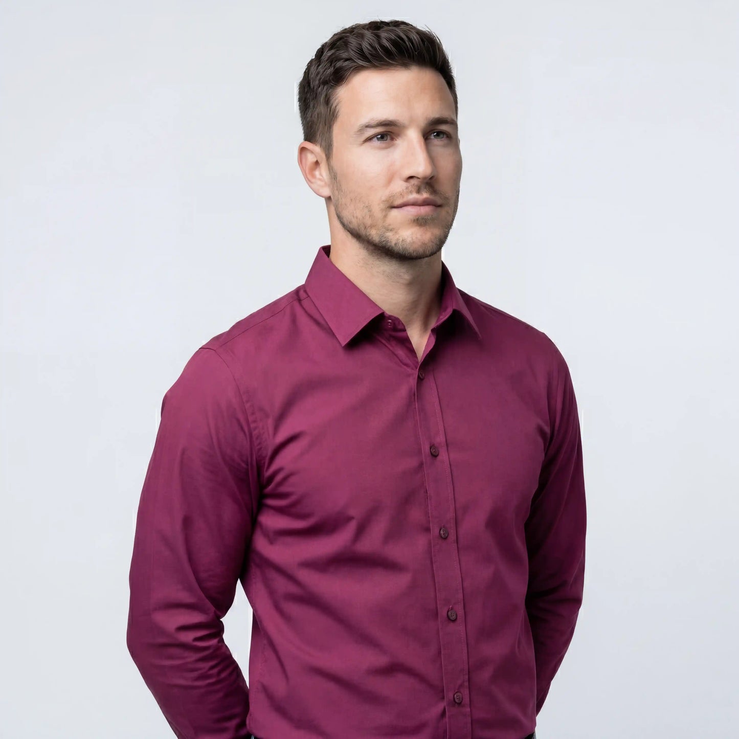 Chemise Infroissable à Coupe Ajustée